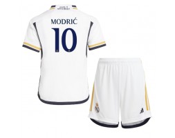 Real Madrid Luka Modric #10 Replica Home Stadium Kit for Kids 2023-24 Short Sleeve (+ pants)